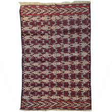 Load image into Gallery viewer, Soumak Afghan Tribal Flatweave Handmade Wool Rug (Size 4.4 X 6.10) Brrsf-1344