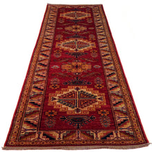 Load image into Gallery viewer, New Super Kazak Design Geometric Wool Rug (Size 2.7 X 9.10) Cwral-1638