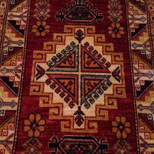 Load image into Gallery viewer, New Super Kazak Design Geometric Wool Rug (Size 2.7 X 9.10) Cwral-1638