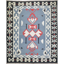 Load image into Gallery viewer, Hand-Woven Reversible Southwestern Design Handmade Rug (Size 8.4 X 9.9) Cwral-10902