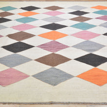 Load image into Gallery viewer, Hand-Woven Reversible Southwestern Design Handmade Rug (Size 8.2 X 9.5) Cwral-10908