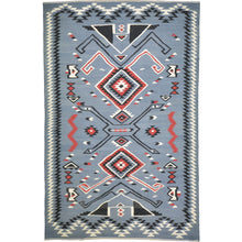 Load image into Gallery viewer, Hand-Woven Reversible Southwestern Design Handmade Wool Rug (Size 6.7 X 9.10) Cwral-10932