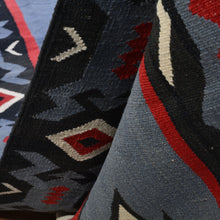 Load image into Gallery viewer, Hand-Woven Flat-Weave Southwestern Design Handmade Wool Rug (Size 8.10 X 12.8) Cwral-10953