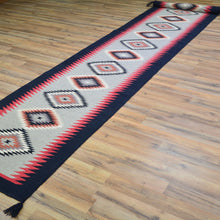 Load image into Gallery viewer, Hand-Woven Reversible Southwestern Design Handmade Wool Kilim (Size 2.6 X 15.7) Cwral-10992