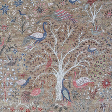 Load image into Gallery viewer, Hand-Knotted Paradise Birds Design Handmade Wool  Rug (Size 6.0 X 9.2) Cwral-11088
