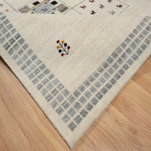 Load image into Gallery viewer, Hand-Knotted Modern Lori Gabbeh Design Wool Handmade Rug (Size 6.2 x 9.3) Cwral-11106