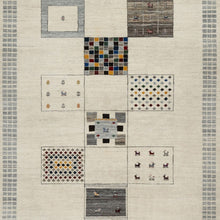 Load image into Gallery viewer, Hand-Knotted Modern Lori Gabbeh Design Wool Handmade Rug (Size 6.2 x 9.3) Cwral-11106