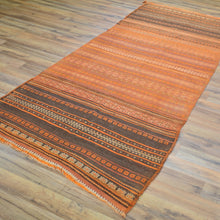Load image into Gallery viewer, Hand-Woven Tribal Afghan Surmai Sumak Handmade Wool Rug (Size 3.5 X 7.11) Cwral-11142