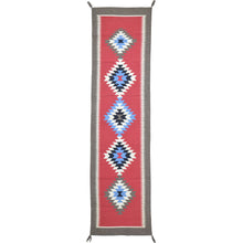 Load image into Gallery viewer, Hand-Woven Reversible Southwestern Design Handmade Wool Kilim (Size 2.7 X 9.9) Cwral-11163