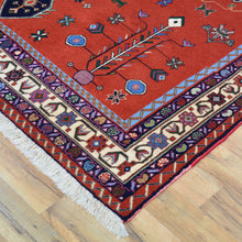 Load image into Gallery viewer, Hand-Knotted Traditional Oriental Tribal Design Handmade Rug (Size 5.2 X 6.11) Cwral-11178