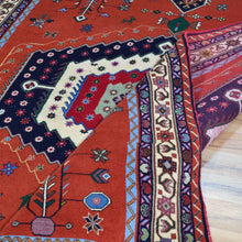 Load image into Gallery viewer, Hand-Knotted Traditional Oriental Tribal Design Handmade Rug (Size 5.2 X 6.11) Cwral-11178