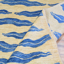 Load image into Gallery viewer, Hand-Knotted Tribal Peshawar Chobi Ocean Design Handmade Rug (Size 4.8 X 6.2) Cwral-11181