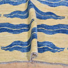 Load image into Gallery viewer, Hand-Knotted Tribal Peshawar Chobi Ocean Design Handmade Rug (Size 4.8 X 6.2) Cwral-11181