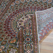 Load image into Gallery viewer, Hand-Knotted Kashmiri Silk Traditional Design Handmade Rug (Size 4.0 X 6.5) Cwral-11193