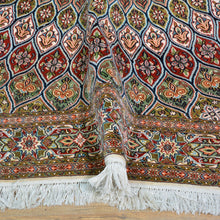 Load image into Gallery viewer, Hand-Knotted Kashmiri Silk Traditional Design Handmade Rug (Size 4.0 X 6.5) Cwral-11193