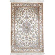 Load image into Gallery viewer, Hand-Knotted Kashmiri Silk Traditional Design Handmade Rug (Size 2.1 X 3.2) Cwral-11196