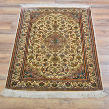 Load image into Gallery viewer, Hand-Knotted Kashmiri Silk Traditional Design Handmade Rug (Size 2.1 X 3.2) Cwral-11199