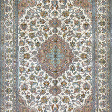Load image into Gallery viewer, Hand-Knotted Kashmiri Silk Traditional Design Handmade Rug (Size 2.8 X 4.1) Cwral-11208