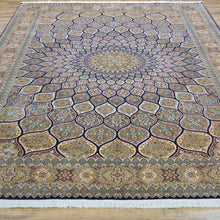 Load image into Gallery viewer, Hand-Knotted Kashmiri Silk Traditional Design Handmade Rug (Size 6.0 X 8.10) Cwral-11211