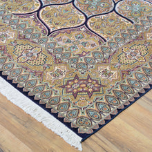 Load image into Gallery viewer, Hand-Knotted Kashmiri Silk Traditional Design Handmade Rug (Size 6.0 X 8.10) Cwral-11211