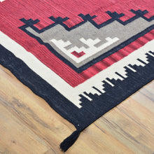 Load image into Gallery viewer, Hand-Woven Tribal Southwestern Design Handmade Kilim Rug (Size 5.11 X 8.9) Cwral-11223