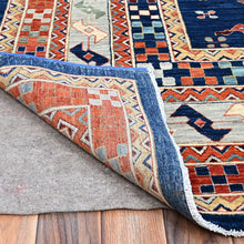 Load image into Gallery viewer, Hand-Knotted Geometric Oriental Design Wool Rug (Size 9.10 X 13.7) Cwral-11241