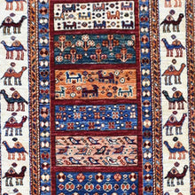 Load image into Gallery viewer, Hand-Knotted Traditional Caucasian Design Handmade Wool Rug (Size 2.8 X 10.0) Cwral-11244