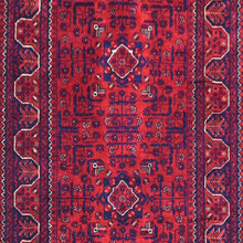 Load image into Gallery viewer, Hand-Knotted Tribal Turkoman Design Handmade Wool Rug (Size 2.8 X 9.5) Cwral-11259
