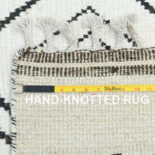 Load image into Gallery viewer, Hand-Knotted Berber African Design Handmade Wool Rug (Size 9.0 X 12.6) Cwral-11271