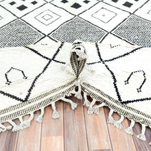 Load image into Gallery viewer, Hand-Knotted Berber African Design Handmade Wool Rug (Size 9.0 X 12.6) Cwral-11271