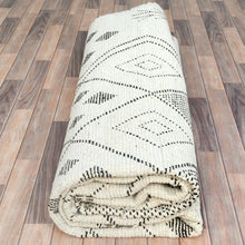 Load image into Gallery viewer, Hand-Knotted Berber African Design Handmade Wool Rug (Size 9.0 X 12.6) Cwral-11271