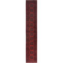 Load image into Gallery viewer, Hand-Knotted Tribal Turkoman Design Handmade Wool Rug (Size 2.8 X 15.5) Cwral-11283