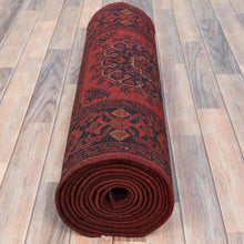 Load image into Gallery viewer, Hand-Knotted Tribal Turkoman Design Handmade Wool Rug (Size 2.8 X 15.5) Cwral-11283