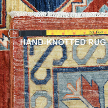 Load image into Gallery viewer, Hand-Knotted Caucasian Kazak Design Handmade Wool Rug (Size 9.0 X 12.2) Cwral-11286