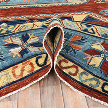 Load image into Gallery viewer, Hand-Knotted Caucasian Kazak Design Handmade Wool Rug (Size 9.0 X 12.2) Cwral-11286