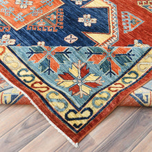 Load image into Gallery viewer, Hand-Knotted Caucasian Kazak Design Handmade Wool Rug (Size 9.0 X 12.2) Cwral-11286