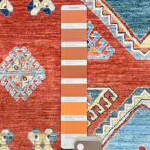 Load image into Gallery viewer, Hand-Knotted Caucasian Kazak Design Handmade Wool Rug (Size 9.0 X 12.2) Cwral-11286