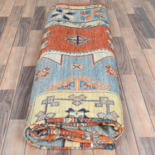 Load image into Gallery viewer, Hand-Knotted Caucasian Kazak Design Handmade Wool Rug (Size 9.0 X 12.2) Cwral-11286