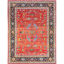 Load image into Gallery viewer, Hand-Knotted Tribal Peshawar Chobi Design Handmade Wool Rug (Size 8.10 X 11.8) Cwral-11292