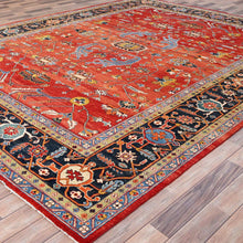 Load image into Gallery viewer, Hand-Knotted Tribal Peshawar Chobi Design Handmade Wool Rug (Size 8.10 X 11.8) Cwral-11292