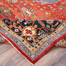 Load image into Gallery viewer, Hand-Knotted Tribal Peshawar Chobi Design Handmade Wool Rug (Size 8.10 X 11.8) Cwral-11292