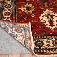 Load image into Gallery viewer, Hand-Knotted Traditional Kazak Design Handmade Wool Rug (Size 3.9 X 6.3) Cwral-11295