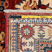 Load image into Gallery viewer, Hand-Knotted Traditional Kazak Design Handmade Wool Rug (Size 3.9 X 6.3) Cwral-11295