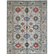 Load image into Gallery viewer, Hand-Knotted Traditional Kazak Design Handmade Wool Rug (Size 8.9 X 11.9) Cwral-11298