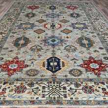 Load image into Gallery viewer, Hand-Knotted Traditional Kazak Design Handmade Wool Rug (Size 8.9 X 11.9) Cwral-11298