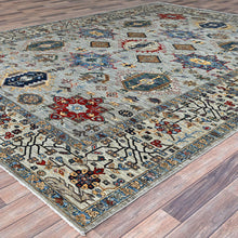 Load image into Gallery viewer, Hand-Knotted Traditional Kazak Design Handmade Wool Rug (Size 8.9 X 11.9) Cwral-11298