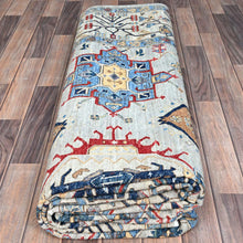 Load image into Gallery viewer, Hand-Knotted Traditional Kazak Design Handmade Wool Rug (Size 8.9 X 11.9) Cwral-11298