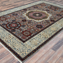 Load image into Gallery viewer, Hand-Knotted Egyptian Mumluk Design Handmade Wool Rug (Size 6.1 X 9.3) Cwral-11304