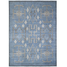 Load image into Gallery viewer, Hand-Knotted Geometric Oriental Design Wool Rug (Size 10.0 X 13.9) Cwral-11313