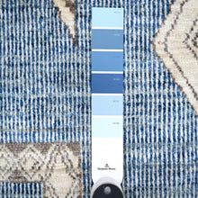 Load image into Gallery viewer, Hand-Knotted Geometric Oriental Design Wool Rug (Size 10.0 X 13.9) Cwral-11313